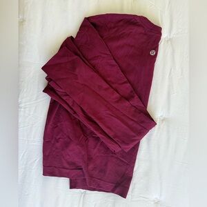 Lululemon Swiftly Cropped Long Sleeve in Magenta Purple Size 12
